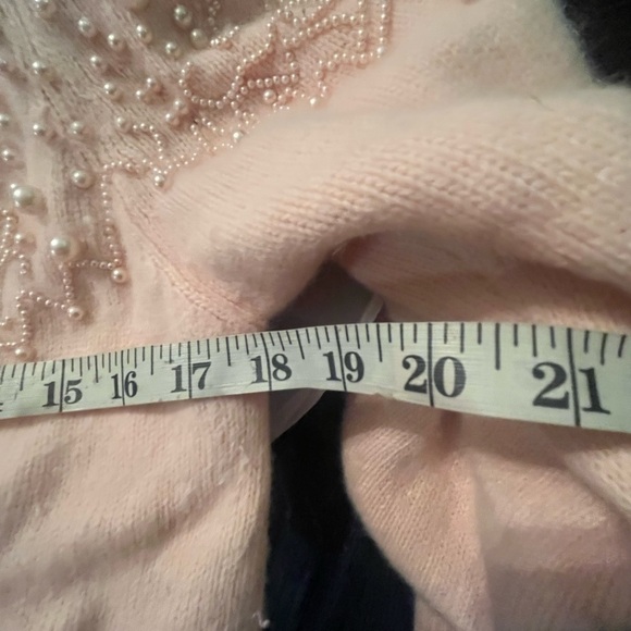 Vintage SIDEEFFECTS of California Sz Small Beaded Lambwool Rabbit Hair Sweater - Picture 11 of 11